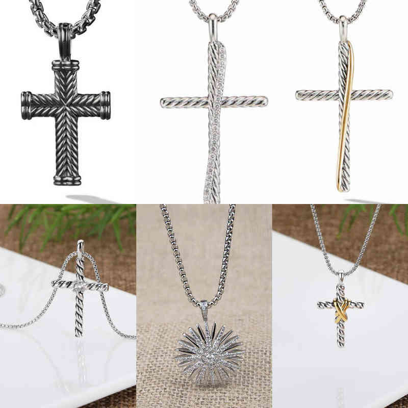 

Jewelrys Sun Necklace Diamond Necklaces Dy Star Designer Jewelry Women Sunflower Men Luxury Full Amulet Pendant Brand Popular Retro Classic Couple