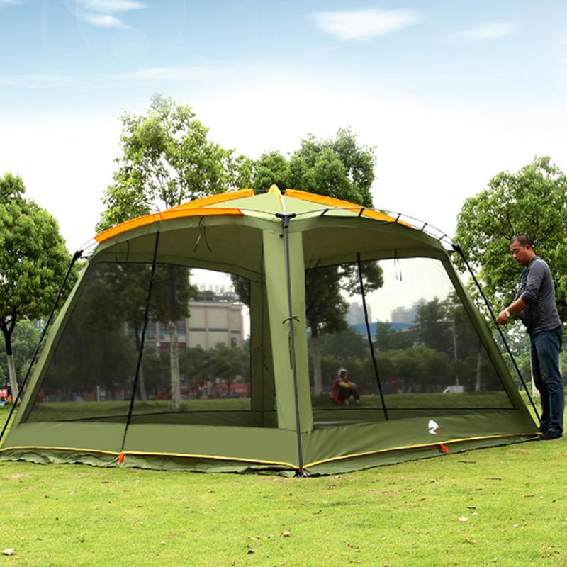 

Tents And Shelters Ultralarge 365 220CM With Mosquito Net Camping Tent Large Gazebo Sun Shelter Beach Barbecue Barraca CarpasTents