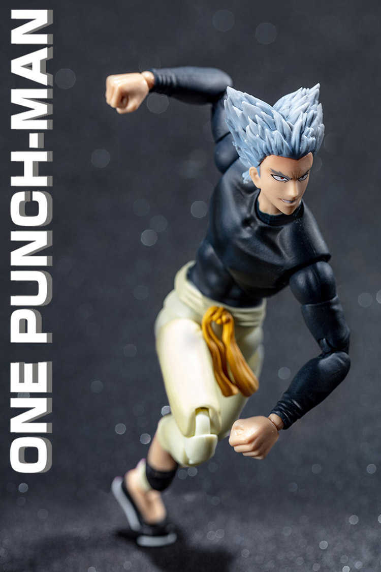 

GREAT TOYS huiya01 Dasin anime ONE PUNCH MAN Garou PVC action figure GT Collection model toy Doll Gifts Q0722, Khaki