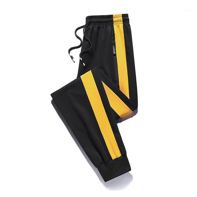

Men Sweatpants Spring Summer Solid Joggers Pants Streetwear 2022 Men's Casual Sports Trousers Slim Fit Sportswear S-4XL, Em317 yellow