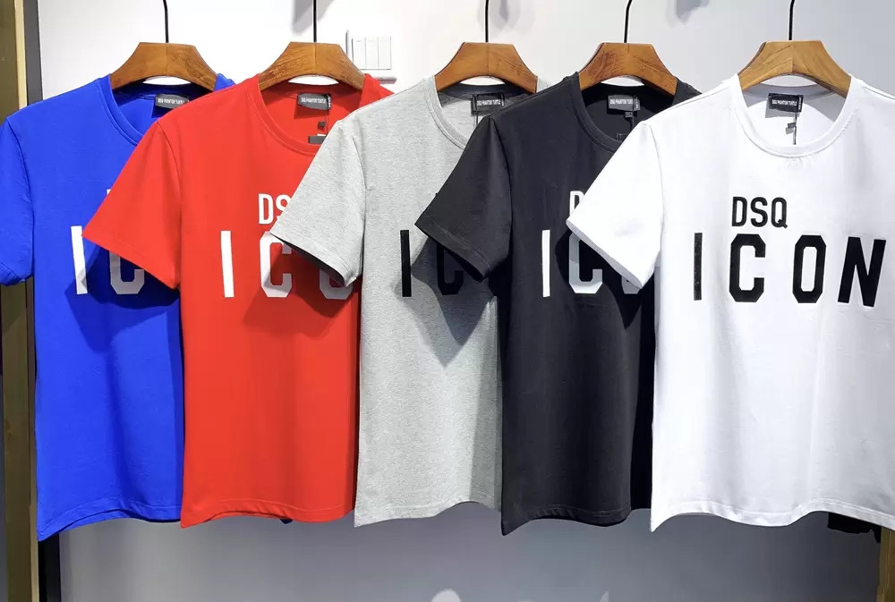 New Mens Designer T shirt For Men Paris fashion Tshirts DSQ PHANTOM TURTLE 2020 Summer Pattern T-shirt Male Top Quality 100% Cotton Top 6823