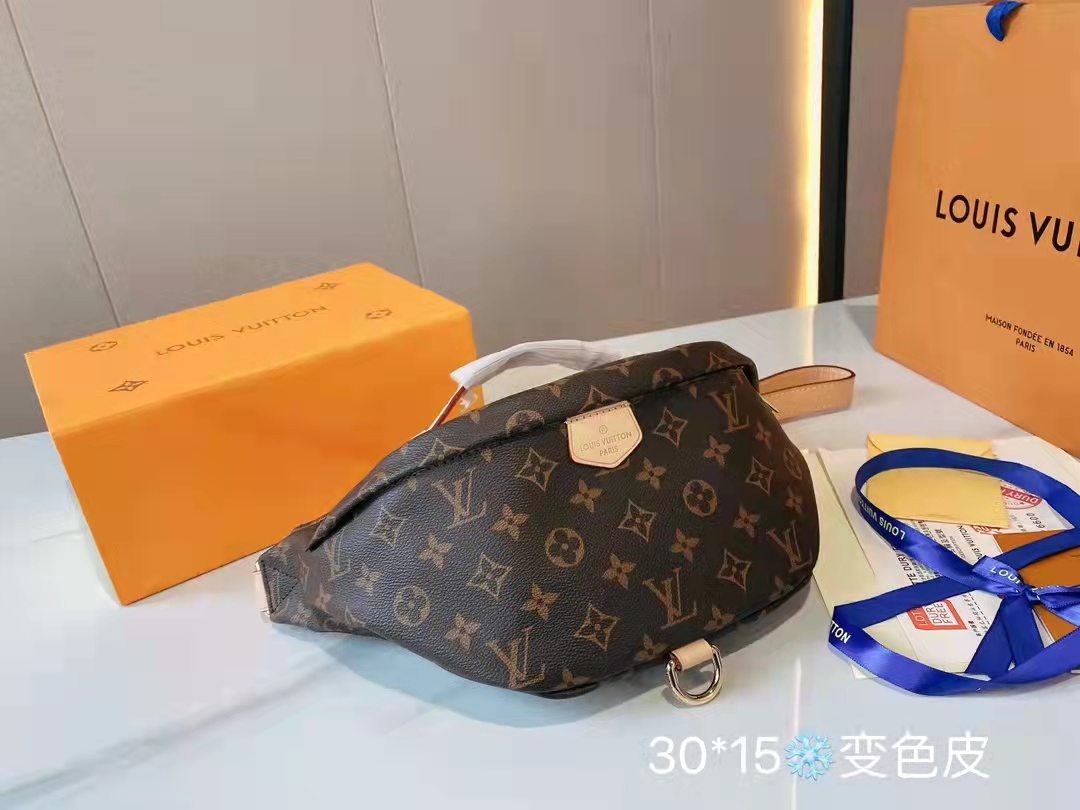 Designers de luxe Sacs de taille Sacs Fanny Pack Designer Bumbag Brown Letter Cross Corps - Épaule 43644 Ceinture Portefeuille Bandoulière Xiaoxi