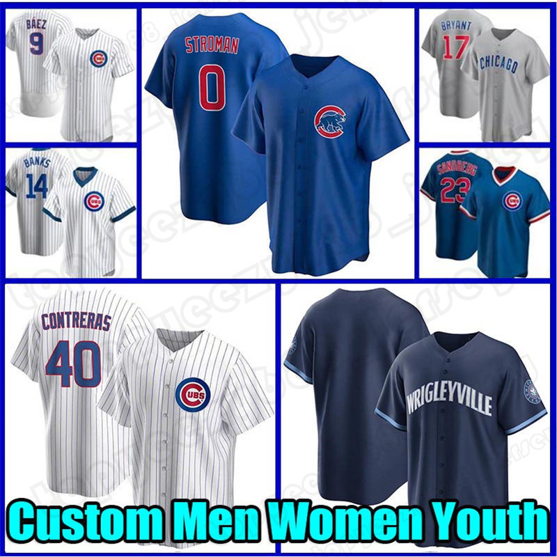 

Chicago 28 Kyle Hendricks Custom 0 Marcus Stroman Cubs Women 40 Willson Contreras Jersey 8 Ian Happ Baseball Andre Dawson Men Ernie Banks Ryne Sandberg Youth, Women custom new cool base(xiaoxiong)