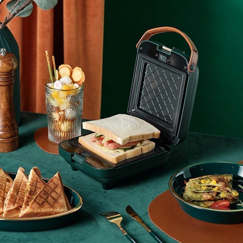 

Bread Makers 110V/220V Electric Sandwich Maker Mini Breakfast Machine Household Multi-Function Waffle Pancake Sandwichera Tool Baking