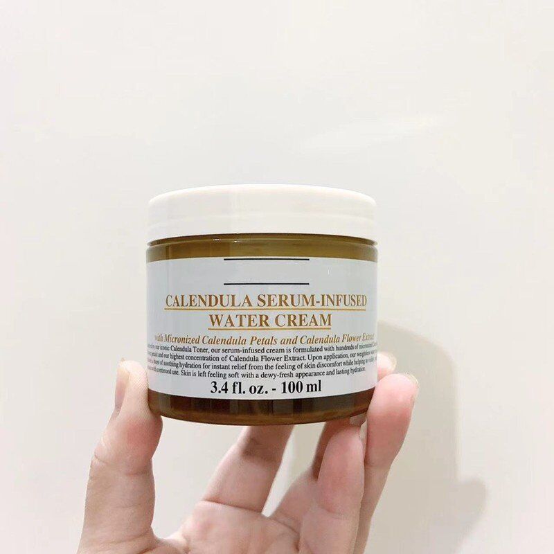 

Foundation Primer CALENDULA SERUM INFUSED water Mask cream 100ml Smoothing Hydration Masque Famous Brand Refreshes Moisturizing Masks Skin Care, Light yellow