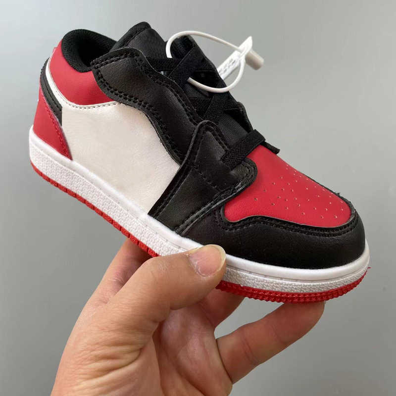 

Jumpman Boys Girls 1 1s Low Sneakers Hook Loop Strap Skateboard Shoes Kids Toddler Youth Laceless Running Shoes Dunks Platform Trainers, As photo 1