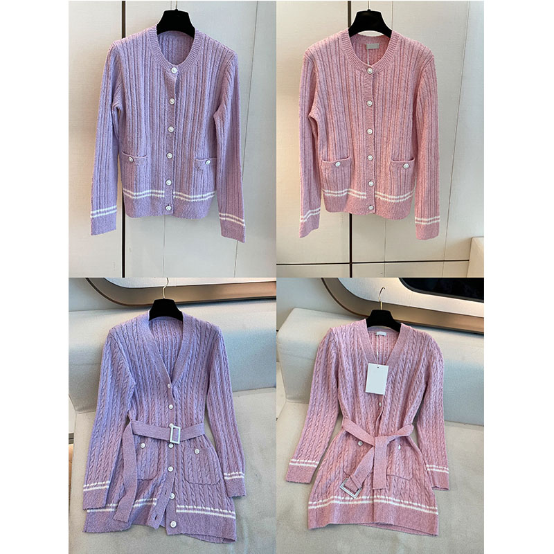 

Designer 2022 Autumn Women' Sweaters O-neck Long Sleeve Knitting Cardigan Women Ladies Elegant Single-Breasted Sweater Coat, Red