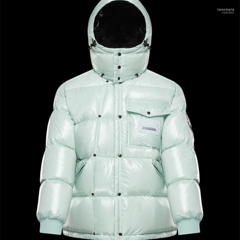 

Men's Down & Parkas Unisex Winter Jacket Hooded Warmth Windbreaker Casual Coat Long Sleeve Include All LOGO Kare22, Black