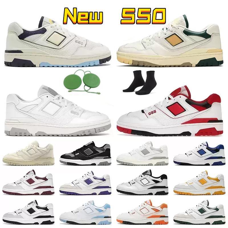 Chaussures décontractées designer B550 BB550 550 pour les hommes baskets basses UNT Shadow Sea Varsity White Navy Green Yellow Femmes Rich Paul P