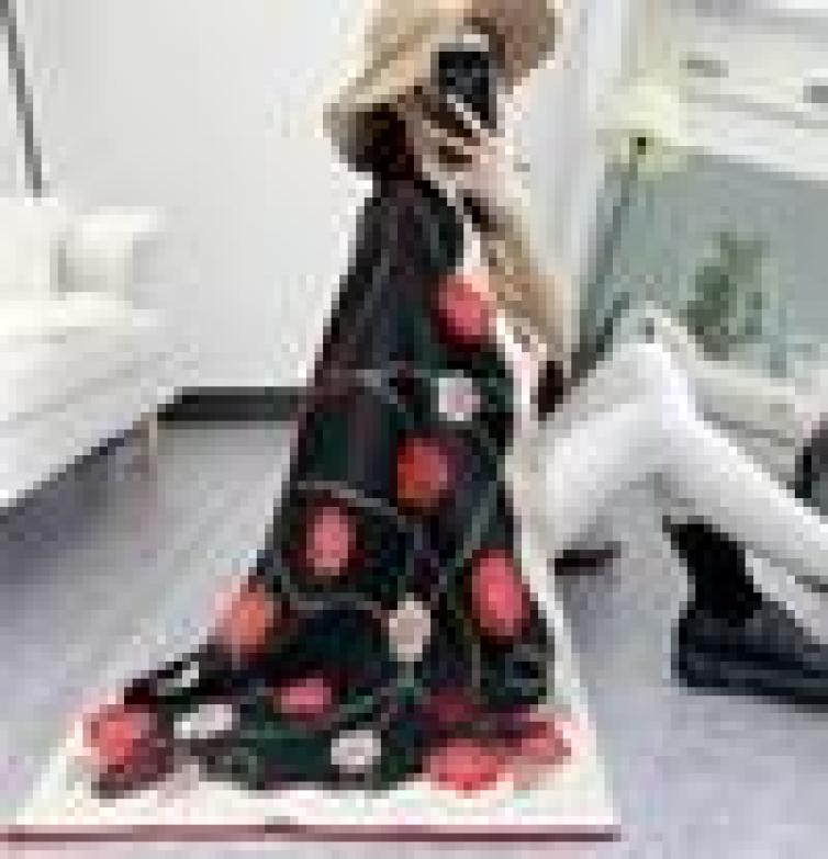 

Autumn Winter Cashmere Scarf Women Designer DoubleSided Camellia Print Blanket Scarves Ladies Shawl and Wraps MY20261