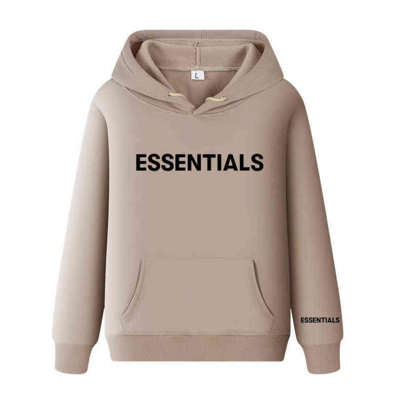 

Fashion Brand Essentials Three-dimensional Letter Bodysuit Men' Fashion and Wo Adaptive Hooded Pullover Coat, White a