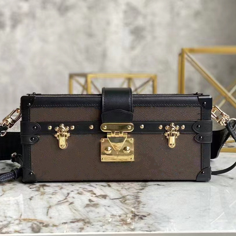 7A dernier top designer dur longue boîte sac de luxe presbytie seule épaule aisselle messager lettre mode classique original paire boîte cadeau M