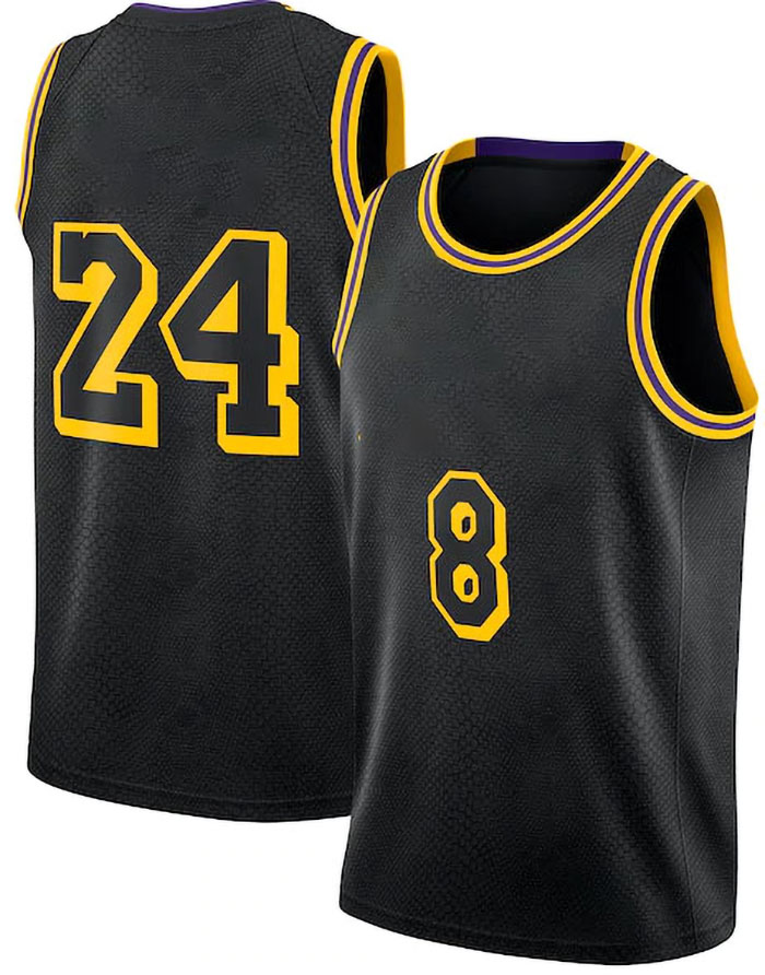 

LoNo.1kres Basketball Jersey Mamba 8 Mens High quality Design 24 Basket ball Jersys Advanced embroidery comfortable Outdoor Apparel Customize Team name and number, 8-5
