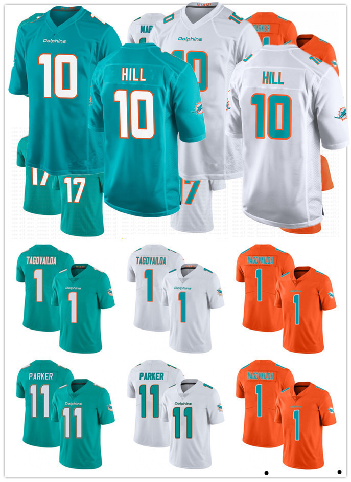 

10 Tyreek Hill men women youth Miami''Dolphins''jersey 13 Dan Marino 1 Tua Tagovailoa 17 Jaylen Waddle Football Jerseys stitching, Color