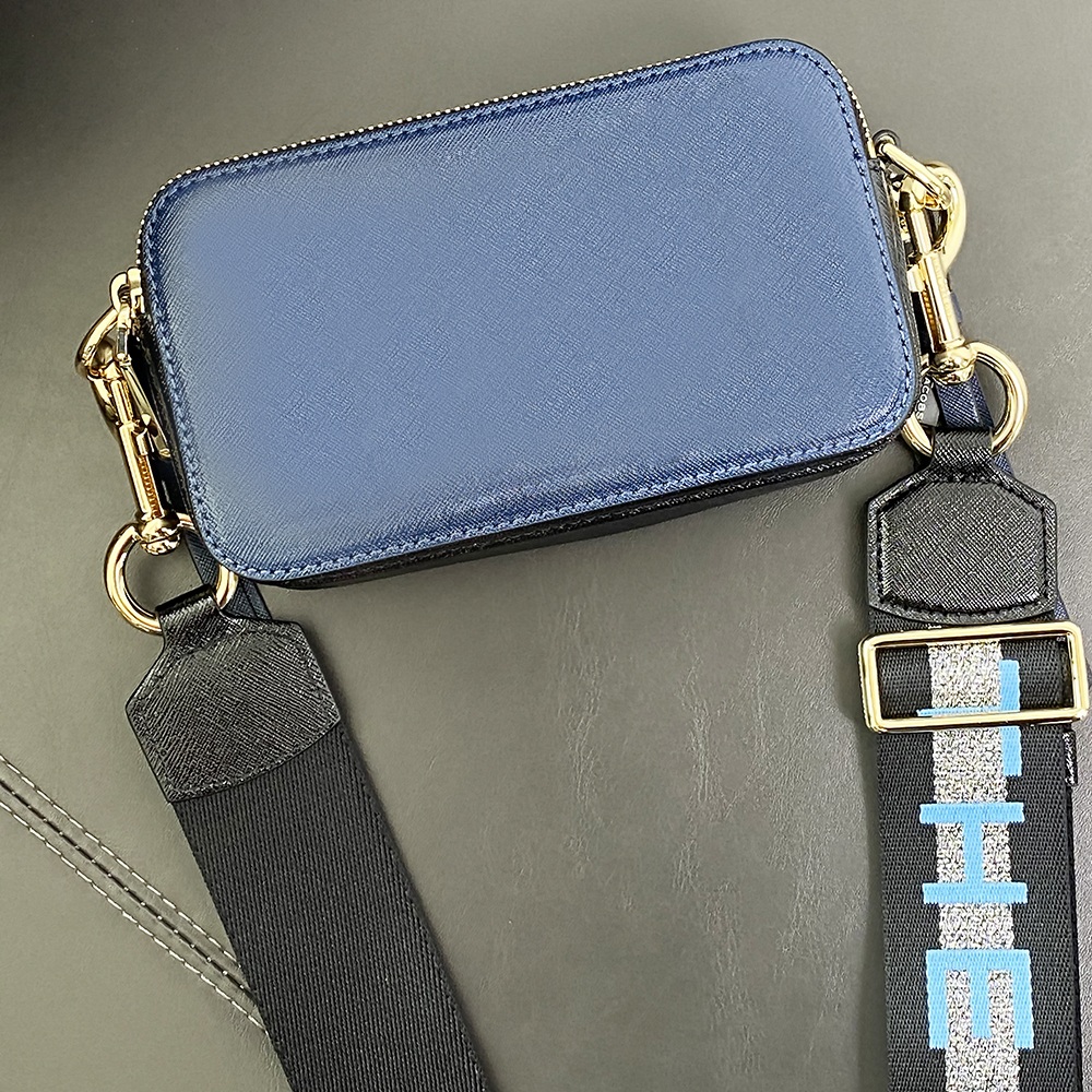 

Womens bag J snapshot hot cross-body bag wide shoulder strap matching color small camera bag luxury brand high quality, 16