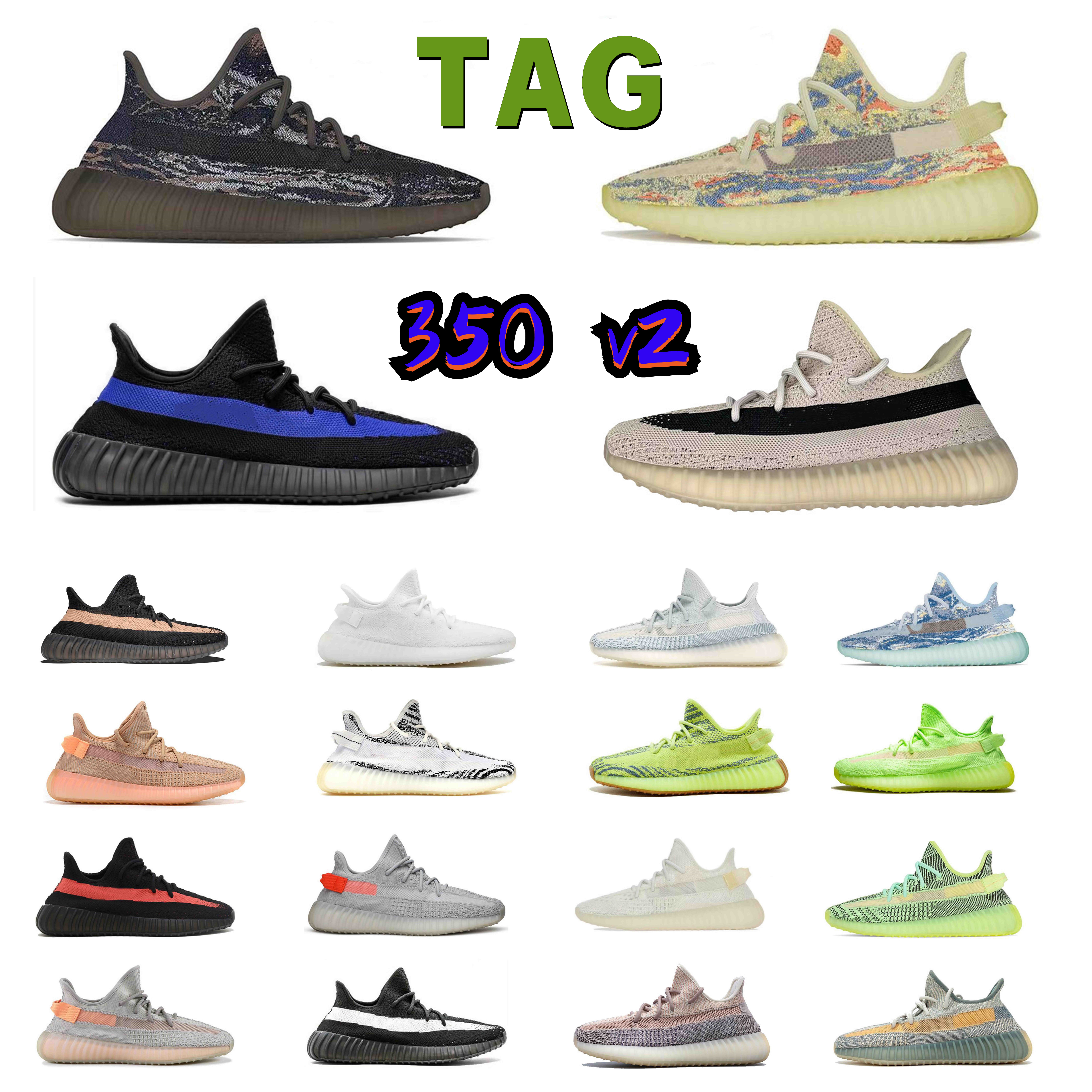

V2 mono Static Reflective Running shoes 3M Beluga 2.0 Semi Frozen Butter Yellow Blue Designer MX Oat Tailgate Static Men Women zebra Sneakers yeezys boost 350 size 47, 42