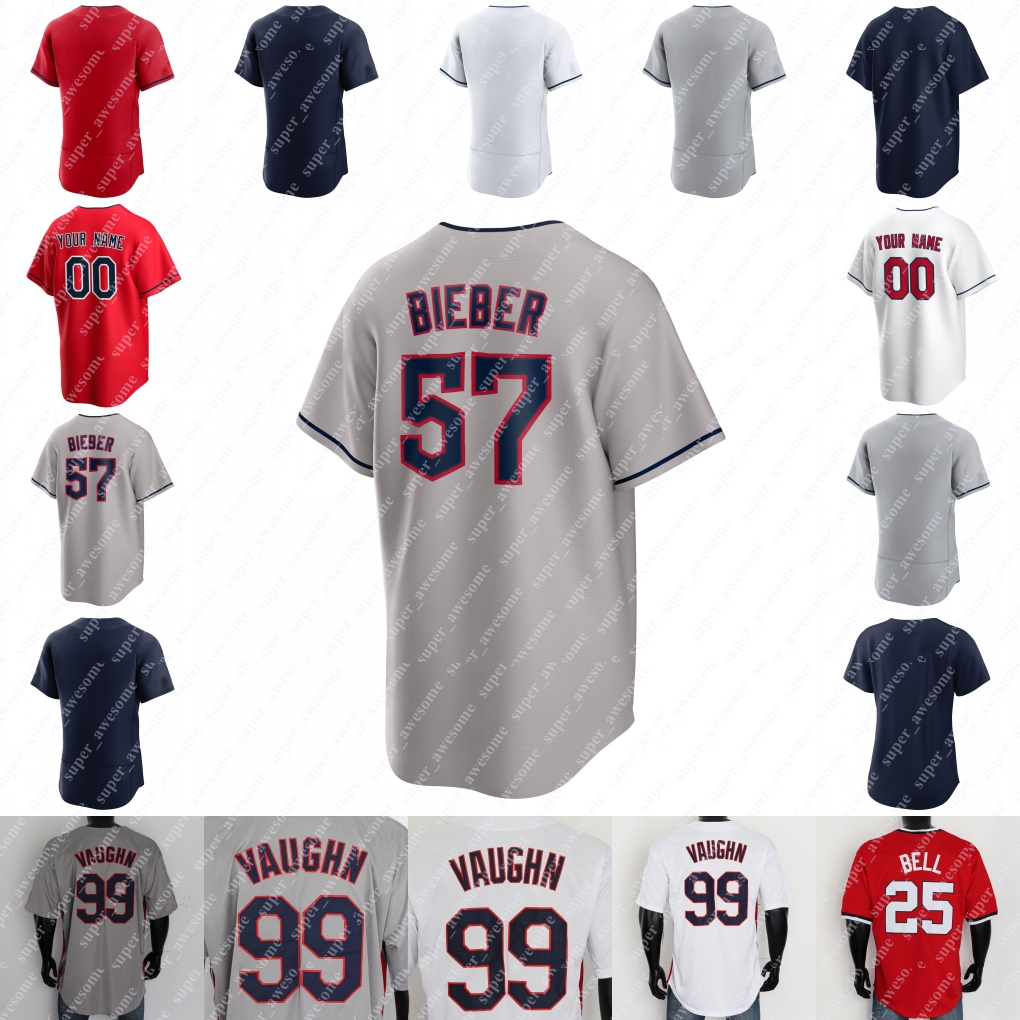 

Ernie Clement Jersey Myles Straw Amed Rosario Andres Gimenez Aaron Civale Emmanuel Clase Josh Naylor Logan Allen Anthony Castro Anthony Gose Baseball Jerseys, White cool base