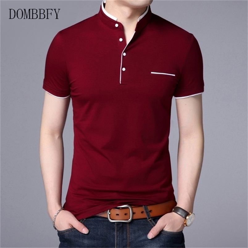

Summer Short Sleeve Polo Shirt Men Turn over Collar Fashion Casual Slim Breathable Solid Color Business Men s 5XL 220614, White