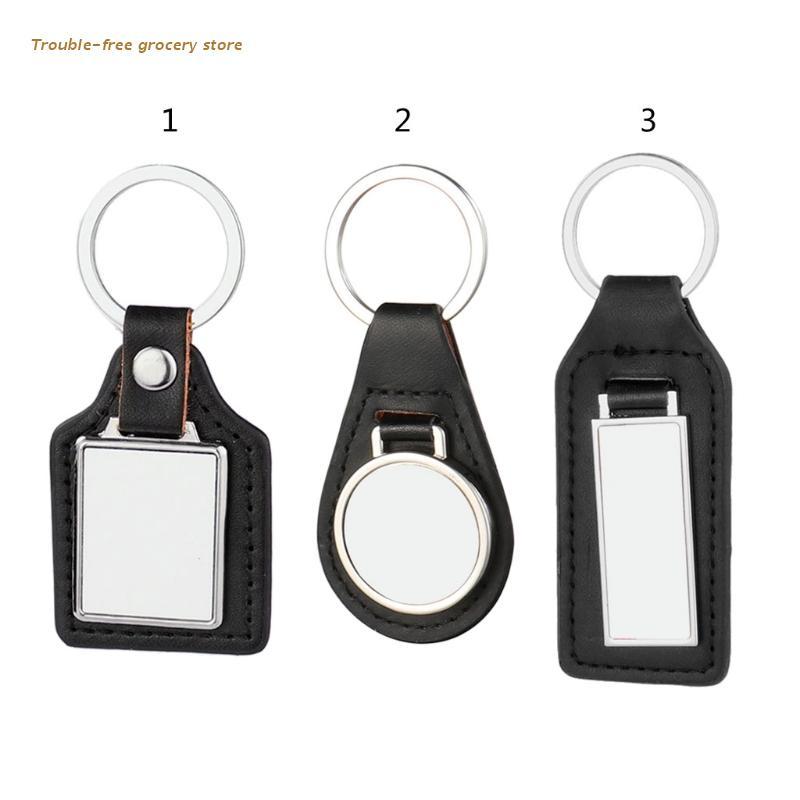 

Keychains Sublimation Blank Rectangular Key Pendant Heat Transfer DIY KeychainKeychains