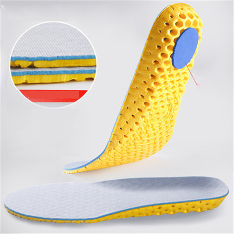 

Elastic Shock Absorbing Shoe Insoles Breathable Honeycomb Sneaker Inserts Sports Memory Foam Insole Unisex 220610