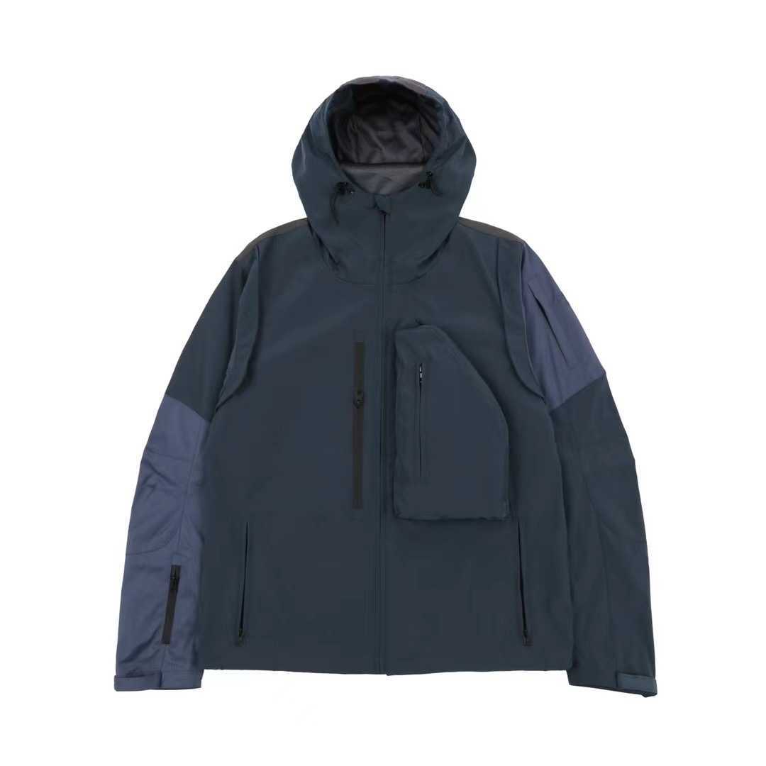 

Notabsent Far. Archive jacket high street hooded nylon wookvibe jacket, Green