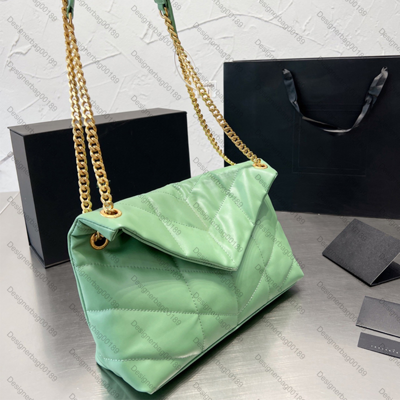 

PUFFER BAG Designer QUILTED leather chain handbag shoulder bag Crossbody Bags purse wallet, Customize