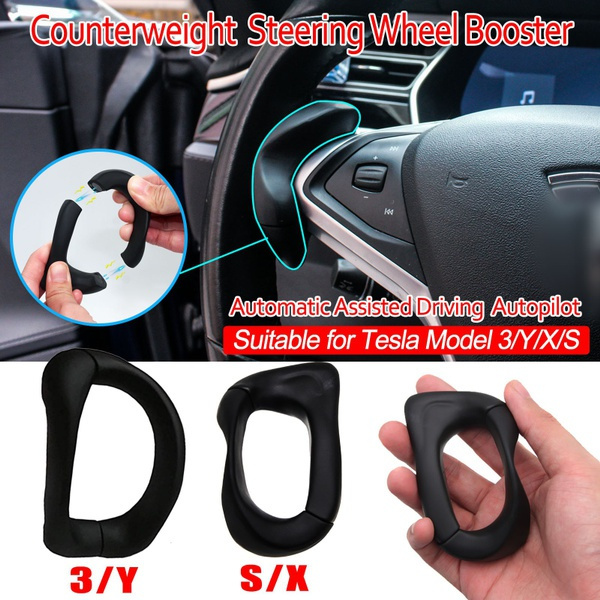 

For Tesla Model3 Y S X accessories Counterweight Ring Autopilot FSD Automatic Assisted Driving AP Steering Wheel weight Booster