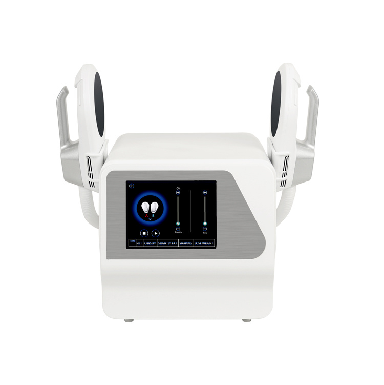 Professional 2 handles ems with rf/without rf build muscle stimulator body slimming lifting buttock hip lift cellulite removal equipment-image-765793464