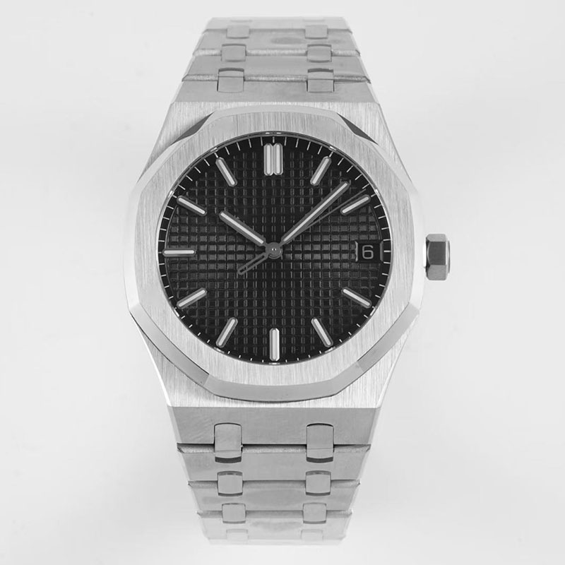 

Mens Watch Automatic Mechanical Movement 41MM Stainless Steel Business Wristwatches For Men Fashion Wristwatch Montre De Luxe, Color1