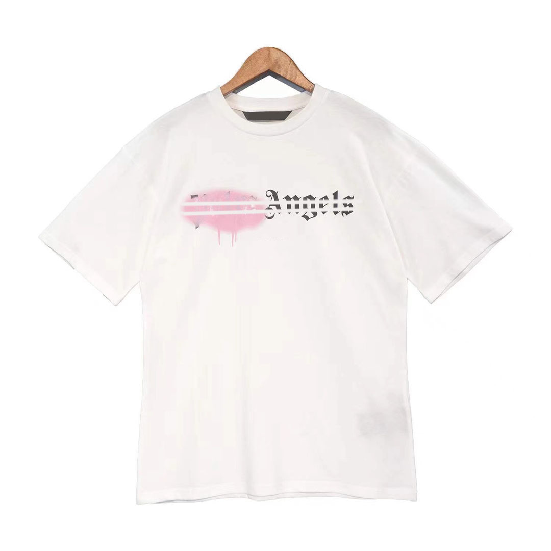 

Angels Designer Tees Men's angel Plus t shirt PA Clothing spray letter short sleeve spring summer tide men and women YVXV