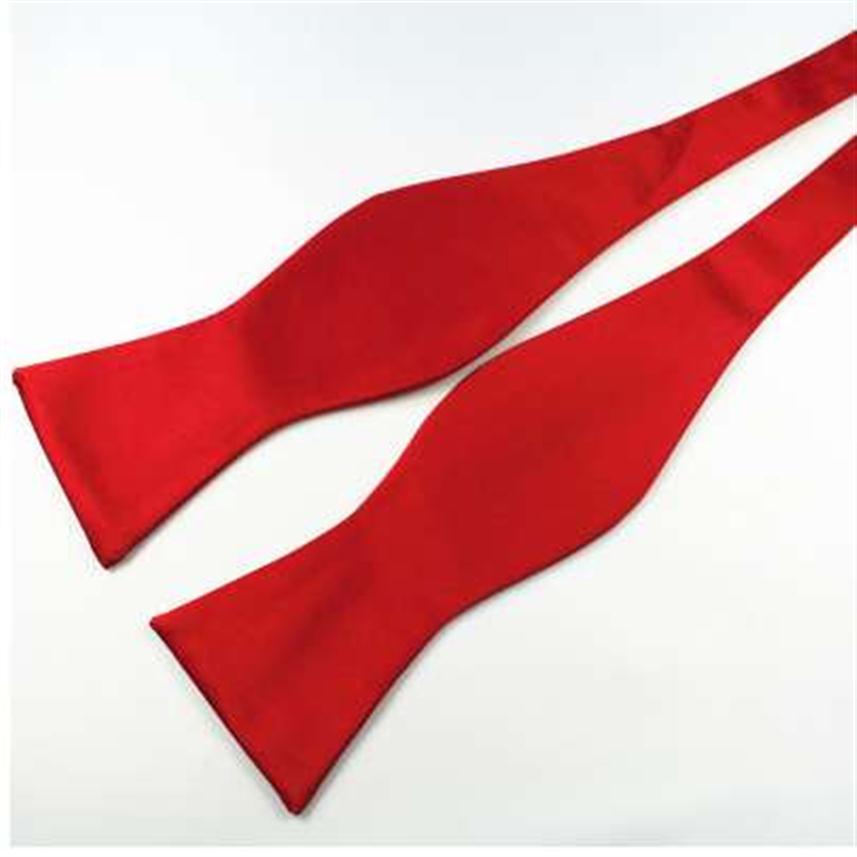 

RBOCOTT Bow Ties Self Tie Men's Fashion Solid Color Bowtie Adjustable Business Wedding Papillon For Men Accessories2644