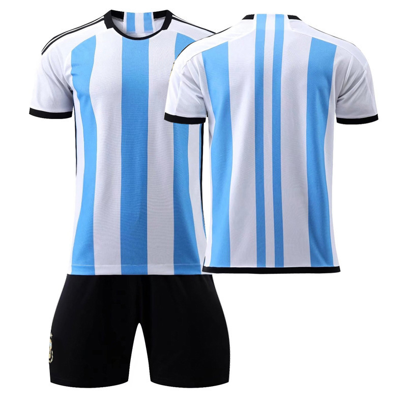 Men's Tracksuits 2022 Football Jerseys World Cup Edition Argentina Fans Boys and Girls Sports Suit