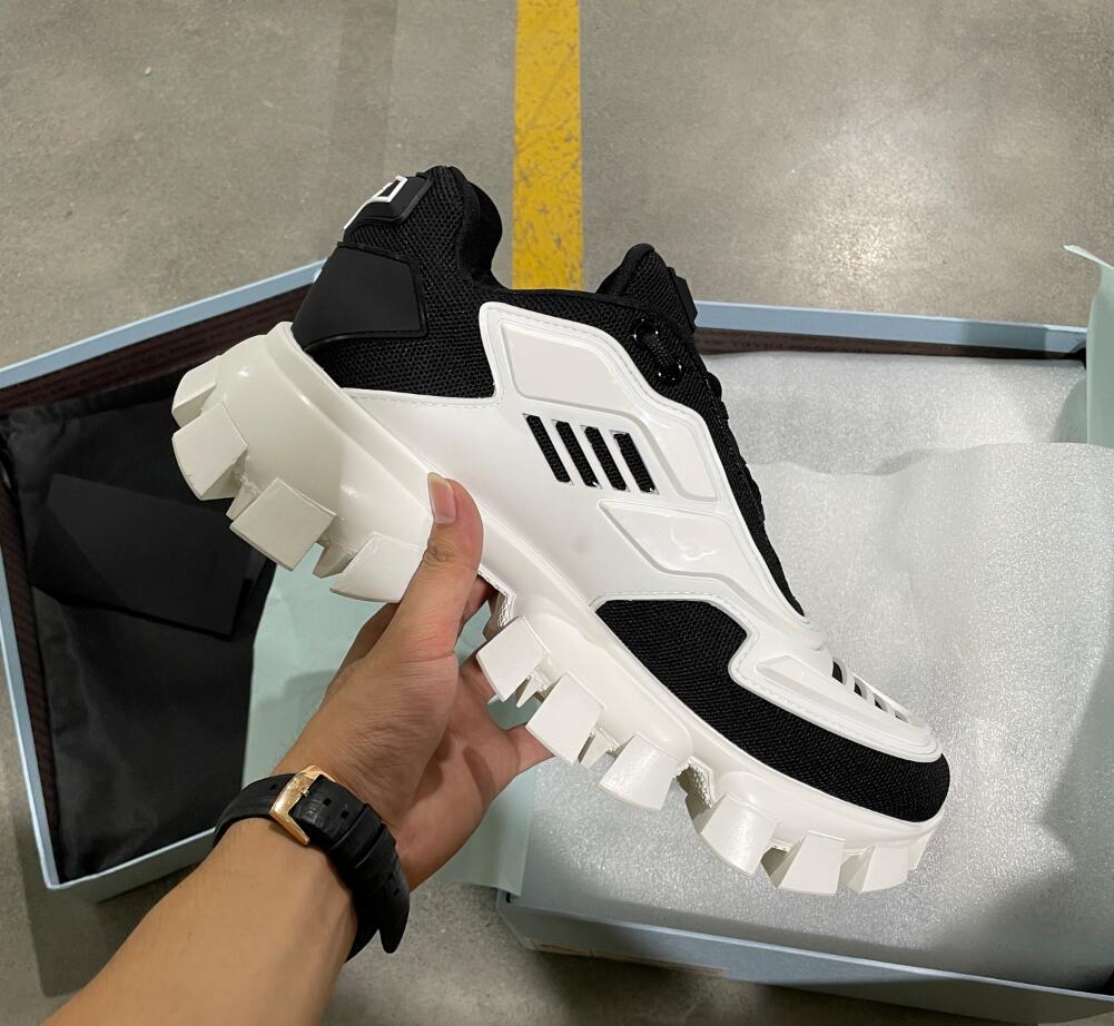 

2022 Designer Mens Cloudbust Thunder Knit Sneakers Luxury Designer shoes Oversize Sneaker Light Rubber Sole 3D Trainers Womens Big, Box