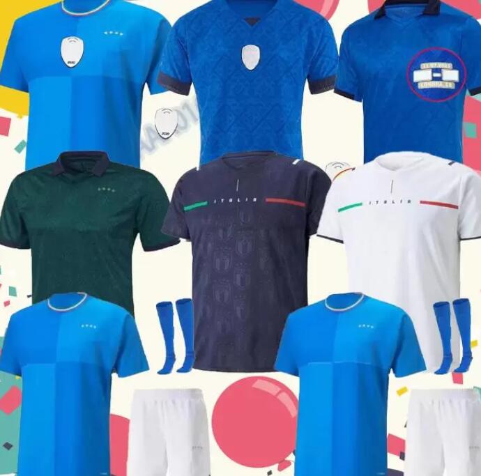 

2022 2023 Home INSIGNE Soccer Jerseys BONUCCI JORGINHO VERRATTI CHIESA BARELLA SPINAZZOLA finals CHIELLINI men kids kit Football Shirt 22 23, Player 2021 home + euro +text
