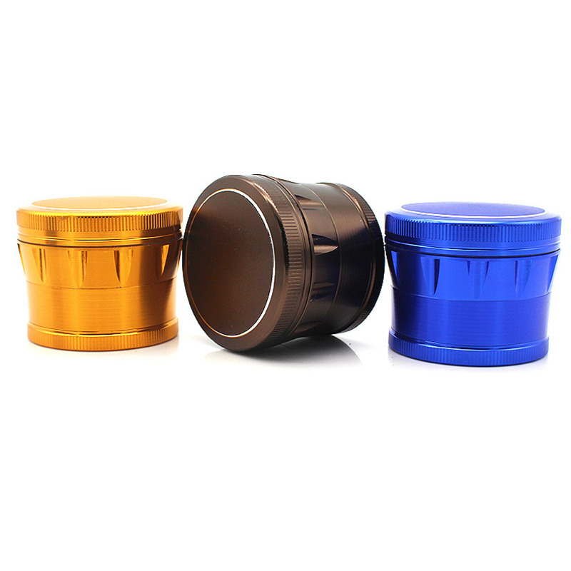 

Barrel-shaped smoke grinders aluminum alloy 4-layer 63mm metal tobacco crusher grinder