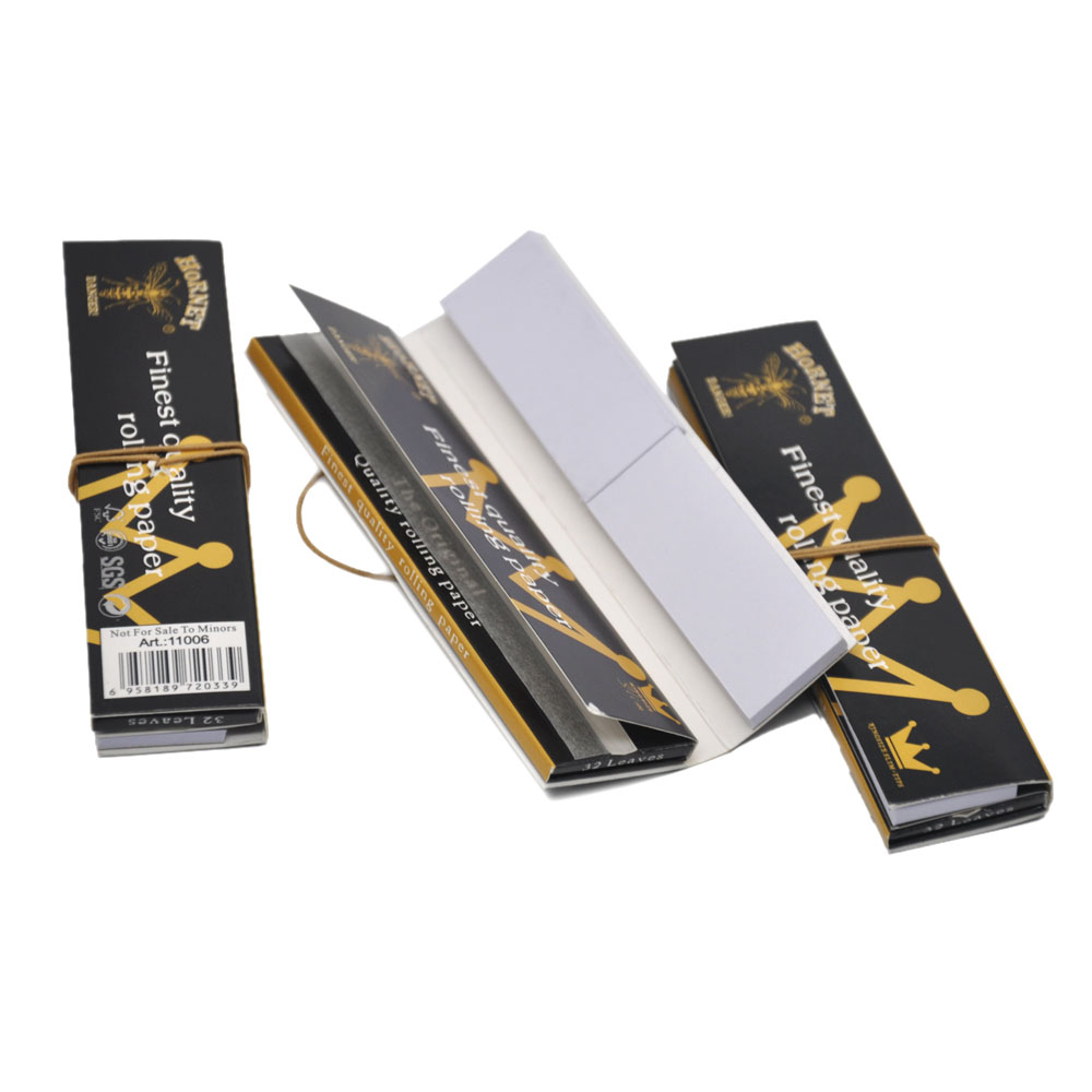 

Classical Smoking Rolling Paper Pure He.mp Booklet Hornet king size Natural Unrefined Cigarette Roll Papers