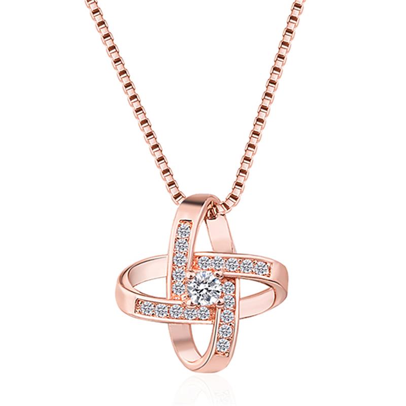 

Fashion and exquisite eternal star pendant diamond pendant high-end pendant necklace Korean fashion short collarbone chain necklace