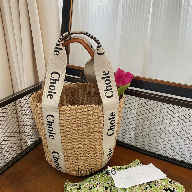 

Designer Woody Tote Bag Cloe Handbag Handmade Bags Straw Tote Women 2022 Large Capacity French Cabbage Handbag Leisure Lazy Beach 9EF8, 17x18cm