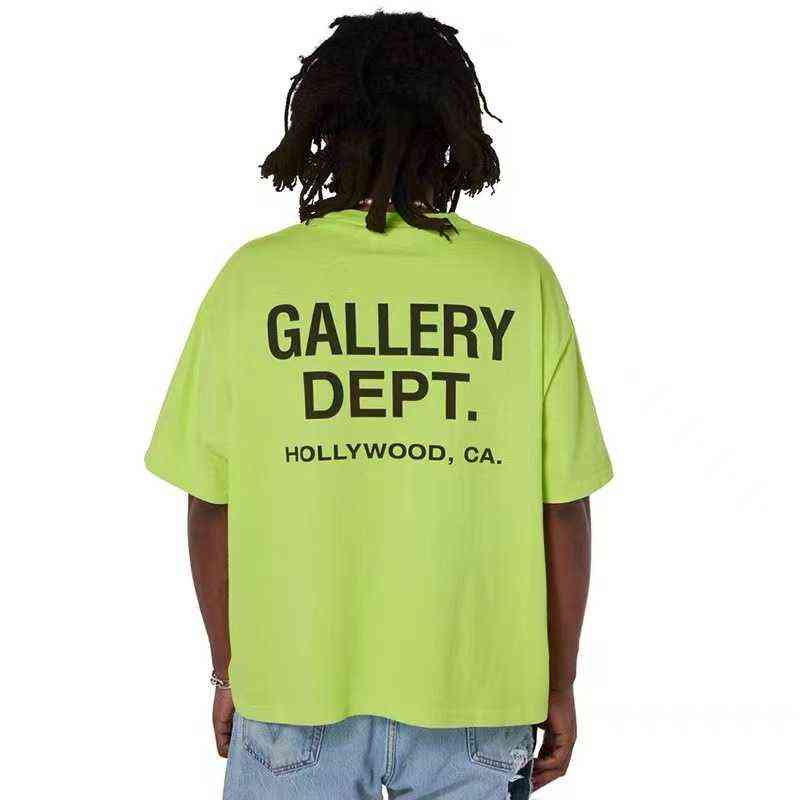 Designer Galleryes Fashion Casual Star Men's Summer New High Street Letter Design Men's Loose Bottomed HOTC