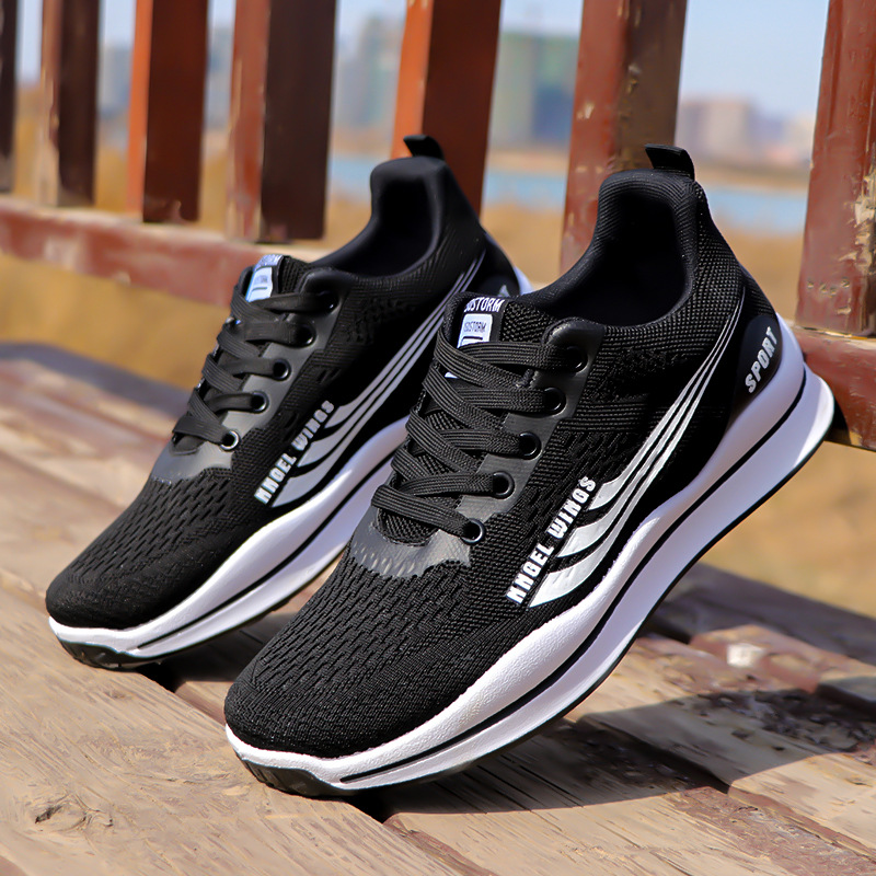 

2022 New Running Shoes Men's Breathable high quality Soprt Sneakers, Synth non-reflective