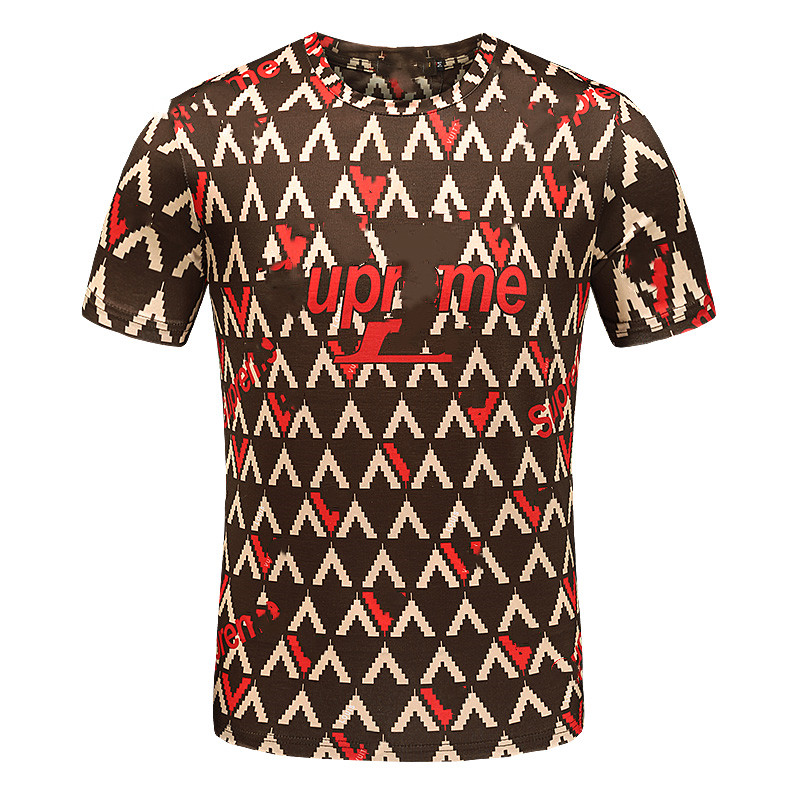 

2022 Fashion Mens white snake t shirt famous designer t-shirt big v high quality hip hop men women short sleeve M-3XL#19, Multi