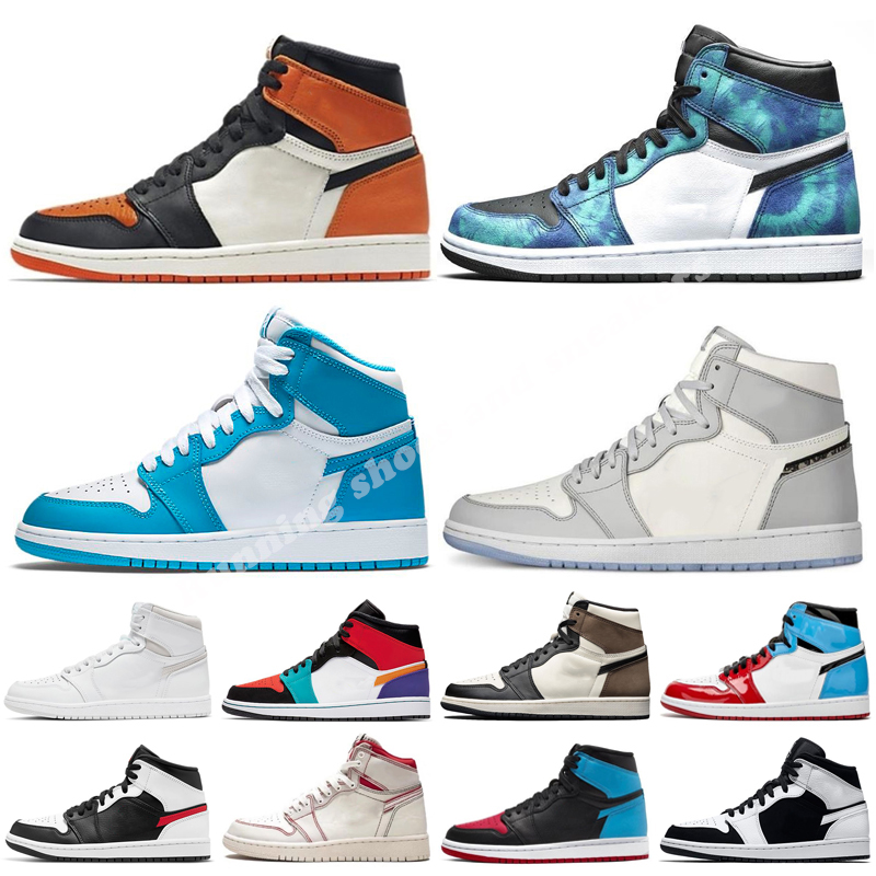 

Top Quality Men Women Basketball Shoes Black Cat Cactus Jack Oreo Universitys Blue Sneaker Sail Kaws Purple Metallic Bred Tech White Designers Sneakers, Color 17