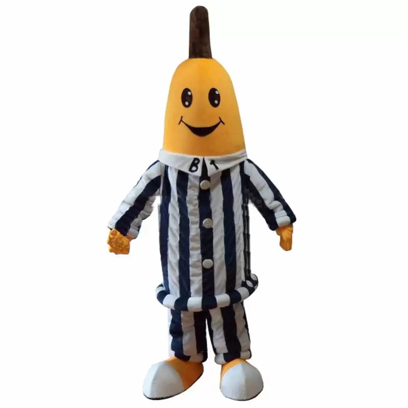 

Banana Mascot Costume High quality hot Dexule Bananas In Pyjamas Mascot Costumes