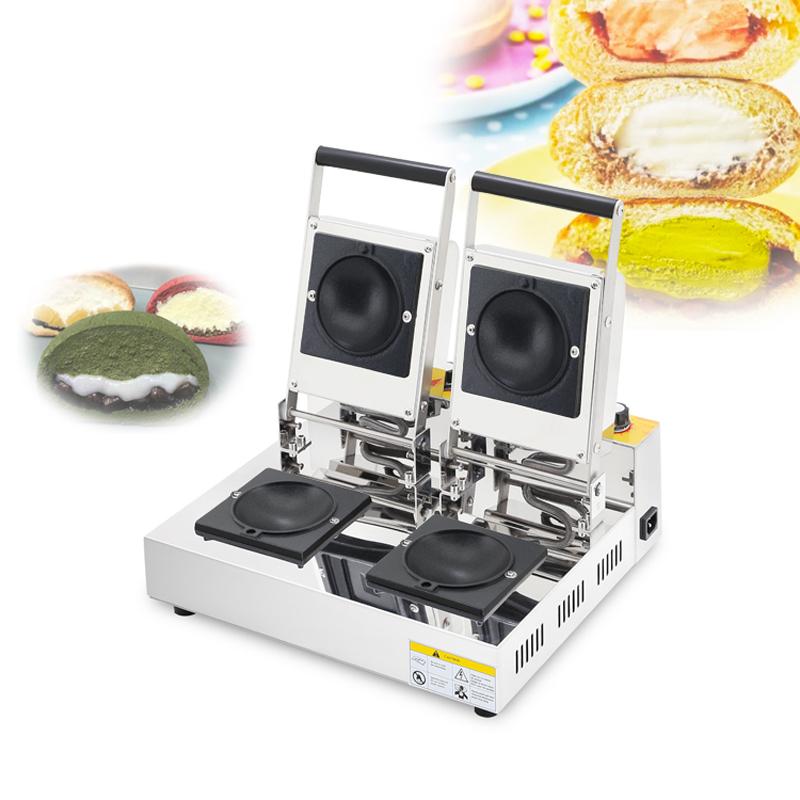 

Bread Makers Commercial Insulation Machinery Electric Double-headed Ice Cream Press Hamburger 110V/220V Creams Sandwich Donut Maker