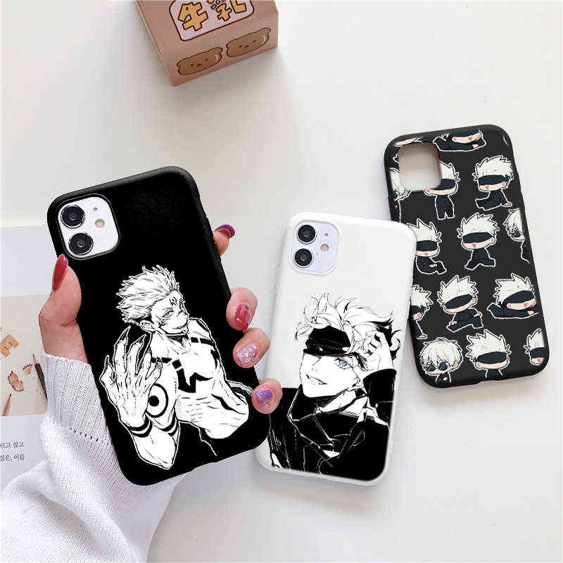 

Anime Jujutsu Kaisen Phone Case For Xiaomi Mi 11 10 10T Lite POCO X3 NFC M3 F3 Redmi Note 10 9 Pro 10S 9S 9T 8T 9A 9C 8 7 Cover AA220326, Skbai-zshz-a143