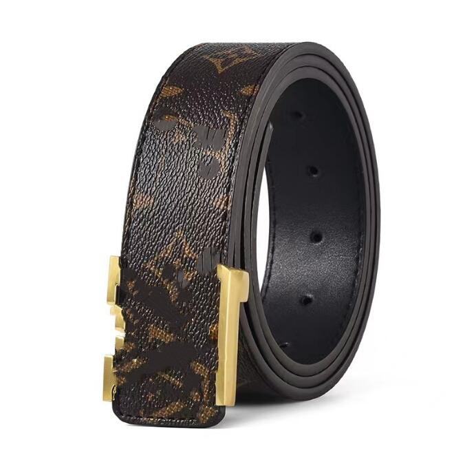 

15 Colors Men Designers Letter Belts Womens Belts Mens Waistband High Quality Fashion Casual Leather Belt Waistbands For Man Woman Flower Color With Box, As picture