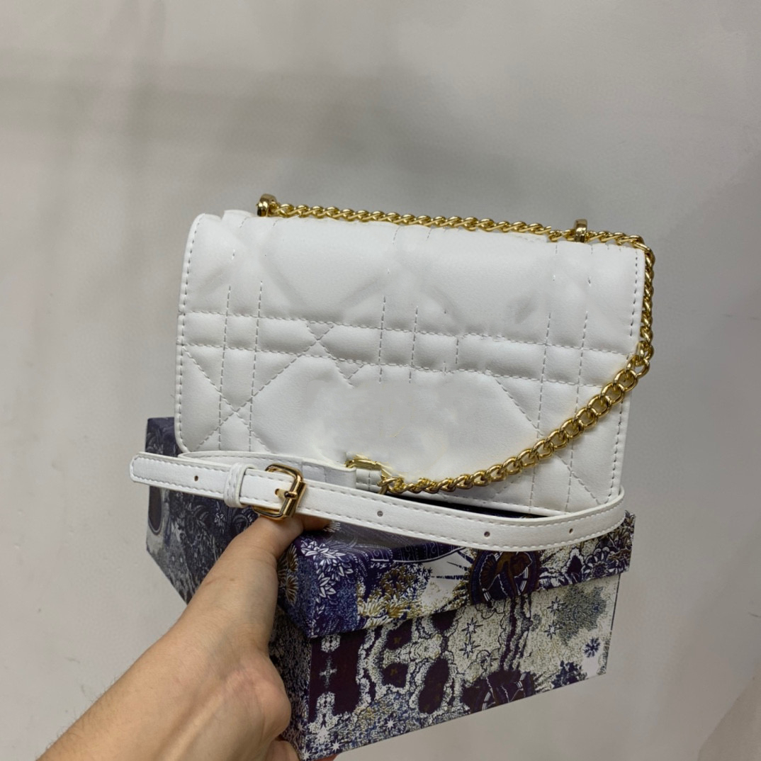 

Fashion handbag designer women shoulder bag high quality cross body classic style letter totes bags lady Wallet, White