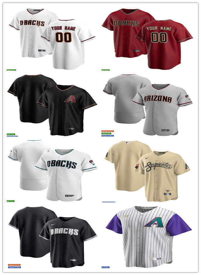 Hommes femmes jeunes Arizona''diamondbacks'''9 Matt Williams 54 Humberto Castellanos 48 J.B. Wendelken 6 David Peralta Maillot de baseball person