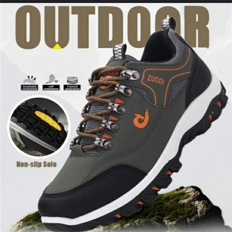 

Outdoors Sneakers Waterproof Mens Shoes Men Combat Desert Casual Shoes Zapatos Hombre Air Mesh Sewing Laceup Hiking Shoes 220815, Black