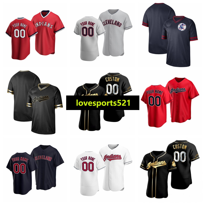 

Custom Baseball Jersey Cleveland''Indians 12 Francisco Lindor 11 Jose Ramirez 41 Carlos Santana 55 Roberto Perez 57 Shane Bieber 32 Franmil Reye 816, Nik logo